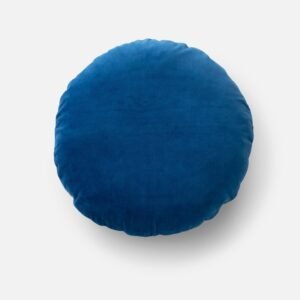 Velvet + Wool Circle Pillow